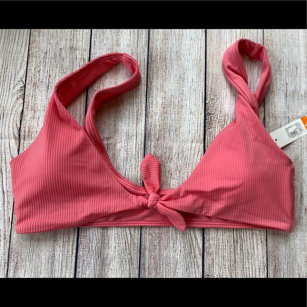Coral Bikini Top